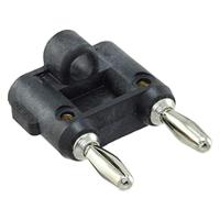 4898-0 Pomona Black Banana Connector, Screw Termination, 15A, 5kV
