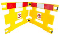 hg1 Addgards Yellow PE Folding Barrier