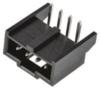 90136-2104 Molex C-Grid III Series Right Angle Through Hole PCB Header, 4 Contact(s), 2.54 mm Pitch, 1 Row, Shrouded