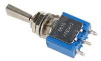 5639a9 APEM Toggle Switch, Panel Mount, On-Off-On, SPDT, Solder Terminal