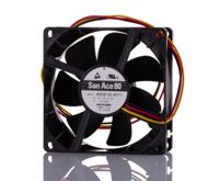 9s0812l4011 Sanyo Denki San Ace 9S Series Axial Fan, 12 V dc, DC Operation, 39.6m³/h, 600mW, 50mA Max, 80 x 80 x 25mm