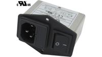 rnd-165-00036 RND 6A, 250 V IEC Inlet Filter 3 Pole RND 165-00036, Faston 1 Fuse