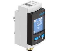 spau-p10r-ms4-f-l-pnlk-pnvba-m12d Festo Pressure Sensor, 20 - 30V dc, IP65 10 bar