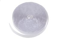 890-4146 RS PRO White Hook & Loop Tape, 20mm x 5m