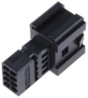 284869-1 TE Connectivity, Micro Quadlok System Automotive Connector Plug Black Cable Mount 8 Way