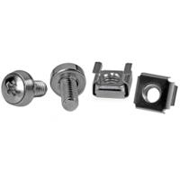 cabscrewm6 StarTech.com Mounting Screws and Cage Nuts for Use with Server Racks and Cabinets, M6 Thread, 50 Piece(s), 19 x 6 x 17mm