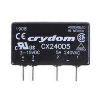 cx240d5 Sensata Crydom CX Series Solid State Relay, 5 A Load, PCB Mount, 280 V ac Load, 15 V dc Control