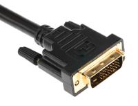 182-8566 RS PRO, Male DVI-D Dual Link to Male DVI-D Dual Link  Cable, 3mBlack sheathFoil shielding