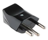 314-3649 RS PRO Swiss Mains Plug, 10A Black, Cable Mount Thermoplastic Screw, 250 V