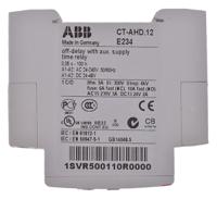 1svr500110r0000-ct-ahd12 ABB DIN Rail Mount Timer Relay, 24 → 240 V ac, 24 → 48V dc, 1-Contact, 0.05 s → 100h, 1-Function,