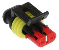 282080-1 TE Connectivity, AMP Superseal 1.5 Female 2 Way