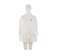4440zxl 3M White Unisex Visitor Coat, XL
