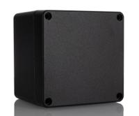 1590z080bk Hammond 1590Z Series Black Die Cast Aluminium Alloy General Purpose Enclosure, IP68, IK08, 100 x 100 x 80mm
