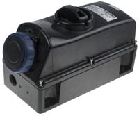 5041683 Scame IP66 Blue Surface Mount 2P + E Power Connector Socket ATEX, IECEx, Rated At 16A, 200 → 250 V