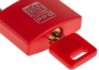 781-6013 RS PRO Key Brass Padlock, 6mm Shackle, 43mm Body