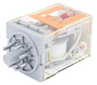 121-7831 RS PRO Plug In Power Relay, 110V ac Coil, 10A Switching Current, DPDT