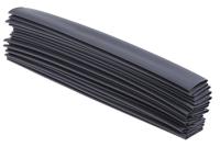 417-7306 RS PRO Heat Shrink Tubing, Black 25.4mm Sleeve Dia. x 300mm Length 2:1 Ratio