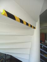 724-9766 RS PRO Black/Yellow Impact Protector 750mm x 40mm 40mm