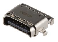 1-2295018-2 TE Connectivity Straight, SMT, Socket- Single Port Type C 3.1 IPX4 USB Connector