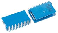 281698-8 TE Connectivity AMPMODU HE14 Series Right Angle Through Hole PCB Header, 8 Contact(s), 2.54 mm Pitch, 1 Row, Shrouded