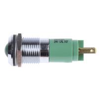 192103z1 CML Innovative Technologies Green Panel Mount Indicator, 24V, 14mm Mounting Hole Size, Solder Tab Termination, IP67