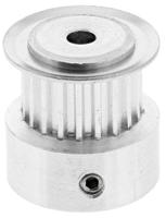 p20mxl025fb RS PRO Timing Belt Pulley, Aluminium, Zinc Plated Steel 6.4mm Belt Width x 2mm Pitch, 20 Tooth