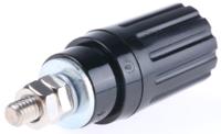 930757100 Hirschmann Test & Measurement 35A, Black Binding Post With Brass Contacts and Nickel Plated
