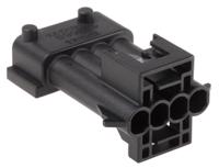 1-962340-1 TE Connectivity, Timer Automotive Connector Plug Black Panel Mount 4 Way