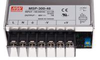 msp-300-48 MEAN WELL Switching Power Supply, MSP-300-48, 48V dc, 7A, 336W, 1 Output, 120 → 370 V dc, 85 → 264 V ac
