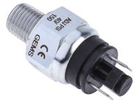 213431 Gems Sensors Pressure Switch, 3bar Min, 10bar Max, SPST-NC Output