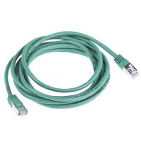 411-485 RS PRO, 5m Cat6, Green RJ45 to Male RJ45 Male, S/FTP Shielded, Terminated PVC Sheath