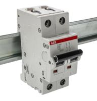 2cds252001r0081-s202-d8 ABB System Pro M Compact S200 MCB, 2P, 8A Curve D, 400V AC, 125V DC, 10 kA Breaking Capacity