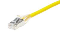 rj45c6ayl-20m HellermannTyton Connectivity, 2m Cat6a, Yellow RJ45 to RJ45, S/FTP, Terminated