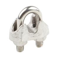 247-9076 RS PRO Stainless Steel 6mm Diameter Wire Rope Clamp