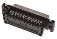 1658612-2 TE Connectivity Amplimite HDF-20 25 Way Right Angle Cable Mount D-sub Connector Socket, 2.77mm Pitch