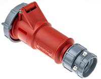 3871 MENNEKES, PowerTOP IP67 Red Cable Mount 4P Industrial Power Socket, Rated At 16A, 400 V