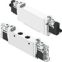 vuvg-l14-p53c-t-g18-1h2l-w1 Festo 5/3 Closed Pneumatic Solenoid Valve - Electrical G 1/8 VUVG Series 24V dc