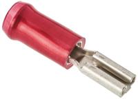 165565-2 TE Connectivity PIDG FASTON .250 Red Insulated Female Spade Connector, Receptacle, 2.79 x 0.51mm Tab Size, 0.3mm² to