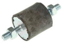 2525vv18-45 FIBET M6 Anti Vibration Mount, Male to Male Bobbin with 29.5kg Compression Load