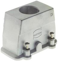 19620640443 HARTING Han EMC Heavy Duty Power Connector Hood, M40 Thread, Top Entry