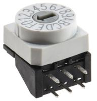 p65thr103l254 Hartmann 16 Way Through Hole DIP Switch, Slot Actuator