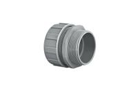 166-40704-psr20-s-m20-pa66-gy HellermannTyton Straight, Conduit Fitting, 20mm Nominal Size, M20, Polyamide 6.6, Grey IP65, IP66, IP67 rating