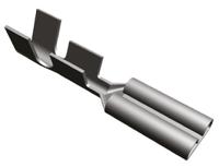 140717-2 TE Connectivity FASTON .110 Uninsulated Female Spade Connector, Receptacle, 2.79 x 0.51mm Tab Size, 0.3mm² to 0.8mm²