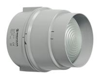 89040000 Werma 890 Series Clear Continuous lighting Beacon, 12 → 230 V, Base Mount/ Wall Mount, Filament Bulb