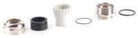 211-6801 RS PRO Nickel Plated Brass Cable Gland, M32 Thread, 18mm min., 25mm max., IP68