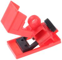 818-8066 RS PRO Red 1-Lock Nylon, Random Clamp-On Breaker Lockout, 6.5mm Shackle, 11mm Attachment