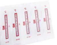 555-392 RS PRO Non-Reversible Temperature Sensitive Label, 37°C to 65°C, 8 Levels