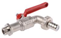 486-154 RS PRO Chrome Plated Brass Lever Bib Tap, 3/8in