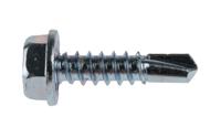 546-5856 RS PRO Bright Zinc Plated Steel Self Drilling Screw M4.8 x 19mm Long