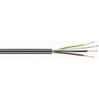 492-024 RS PRO 3185Y 0.75 mm² 5 Core Power Cable, H05VV-F, Black PVC, 100m